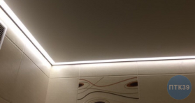 Парящий-контурный  натяжной потолок фото